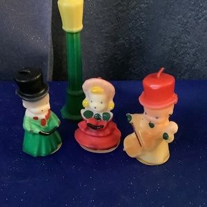 Vintage MCM Gurley Tavern Candles - The Carollers - NIB - Holiday/Xmas